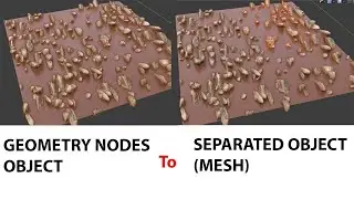 Blender 2.92 | Convert Geometry Nodes object to Mesh