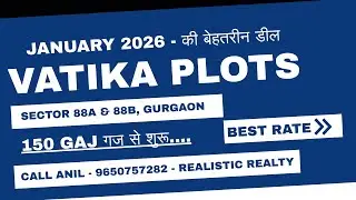 Vatika Plots Sector 88A & 88B Gurgaon - Get Best Deals