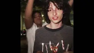 pov: the it cast is trying to kidnap him from the st cast | finn wolfhard