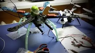 КВАДРОКОПТЕР СВОИМИ РУКАМИ #2 S500 GF Quadrocopter Frame рукожопая сборка рамы 480 размера/масштаба