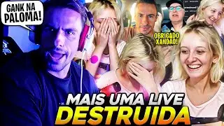 XAND&Atilde;O gankou a @PalomaSchermack  e o CHAT n&atilde;o PERDOOU (MAIS UMA LIVE DESTRUIDA KKK)