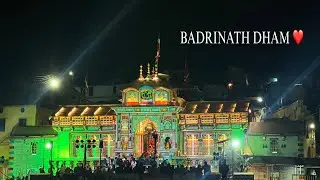 Discover the Serenity of BADRINATH DHAM. A spiritual journey awaits 🕉️