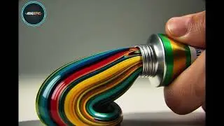 This Paint Comes Alive in 6 Seconds | Ultra-Realistic ASMR Macro 8K