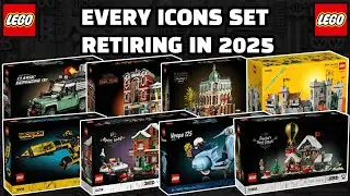ВСЕ наборы LEGO ICONS выйдут из продажи в 2025 году! | Инвестиции/коллекционирование LEGO | Сентя...