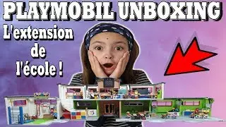 PLAYMOBIL UNBOXING : L'extension de l'école aménagée (9809, 9810, 9811, 9812, 9813)