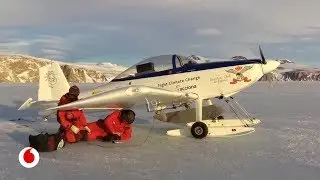 Un avión fabricado en el garaje casa para dar la vuelta al mundo