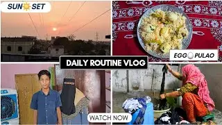 Hyderabadi Egg white pulao Recipe😋|| Indian Busy Mom Full Routine|| #youtube #food #dailyvlog #vlog