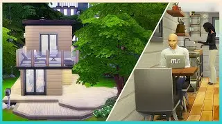 Base Game Minimalist Tiny Home | The Sims 4: Speed Build