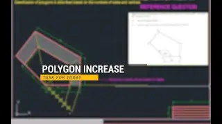 AutoCAD: Polygon Increase Construction [Past CXC Question]