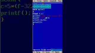 Temperature change fahrenheit into centigrade  by program // temperature change ke liye program#pc