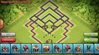 Clash Of Clans &bull; TH8 Southern Teaser / Trophy Base