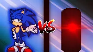 Sonic vs Sandbag Combo Test || StickNodes Pro Animation #spriteanimations #sonic