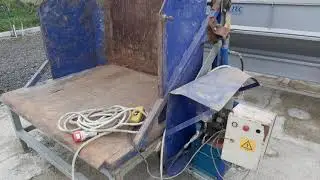 Transport line for vegetables and potatoes.