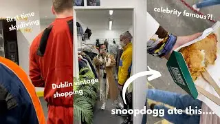 VLOG 01: Back In Ireland (thrift shopping, Dublin, food, etc.)