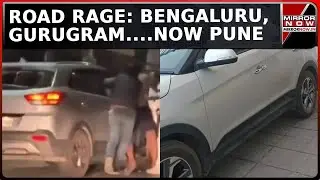 Watch: Drive Turns Nightmare For Pune Couple As Drunk Men Block Path, Assault Husband Over Honking