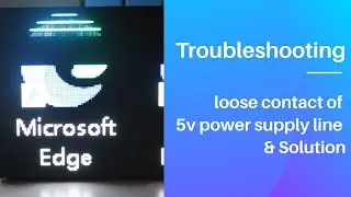 Troubleshooting: loose contact of 5v power supply line