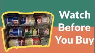 Honest Review Of Simple Houseware Stackable Can Organizer