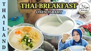 ONLY 35BAHT‼️ SUPER CHEAP BREAKFAST IN BANGKOK you won't get hungry all day - Halal Food in Bangkok