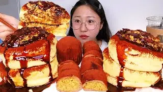 두바이 수플레 팬케이크 두바이 김밥 두바이 쫀득쿠키 디저트 먹방 Dessert Mukbang