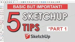 5 SKETCHUP HACKS TO IMPROVE YOUR WORKFLOW: OVERLOOKED IMPORTANT TRICKS for Sketchup - Part 1