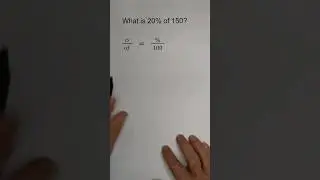 What is 20% of 150?