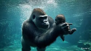 Gorilla's Plea: Mother Gorilla's Desperate Cry for Help and Human Cruelty
