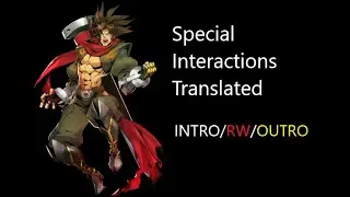 BlazBlue Centralfiction Bang Shishigami's Special Interactions Translated(INTRO/ROUND WIN/OUTRO)