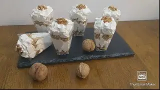 موس الجوزية بمقادير بسيطة و بنة مضمونة ناجحة ١٠٠%.mousse el djouzia
