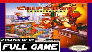 Chip 'n Dale Rescue Rangers 2 [NES] 2 PLAYER CO-OP Gameplay Walkthrough FULL GAME [4K60ᶠᵖˢ🔴]