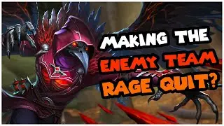 MAKING THE ENEMY TEAM RAGE QUIT? CHERNOBOG RANKED S8 SMITE