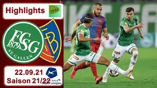 Highlights: FC St.Gallen vs FC Basel (22.09.21)