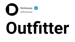 Outfitter Meaning In English