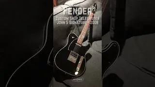 Fender Telecaster Custom Shop John 5 Signature #fenderguitars #john5 GuitarNiche.com #shorts