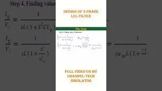 DESIGN OF 3 PHASE LCL FILTER 