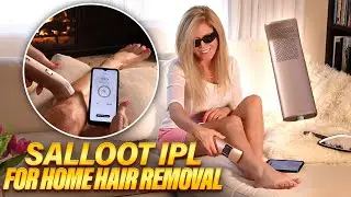 Гладкая кожа без волос с помощью Salloot IPL для удаления волос в домашних условиях | Лазерная эпиляция дома