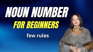 Noun Number part-3 | Singular-plural | only few rules and no cramming.