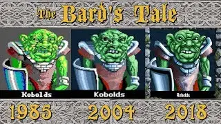 The Bard's Tale - Original vs Remastered Versions (1985 - 2018) Comparison