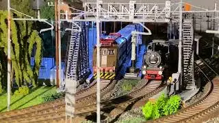 Locomotiva a vapore Trix BR 74 854 della Deutsche Bundesbahn