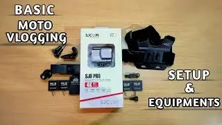 Basic Motovlogging Setup & Equipements | Easy and Cheap Helmet Wala Camera