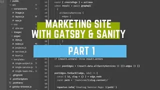 Part 1 - Gatsby/Tailwind Setup and Homepage Build