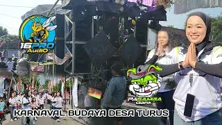 Karnaval budaya desa turus pasamba ganx supots 16 audio Kediri . 