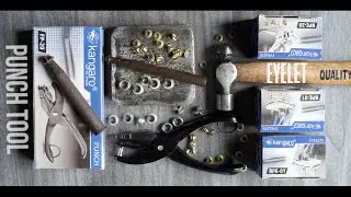 Eyelet Punch Tool - How to set Eyelets | Grommet Installation Setting Tool | Home Improvement tools