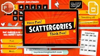 SCATTERGORIES | Free PowerPoint & Google Slides Game for ESL, EFL, and Foreign Languages