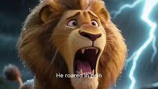 A LAZY LION WHO LEARNS THE IMPORTANCE OF HELPING OTHER