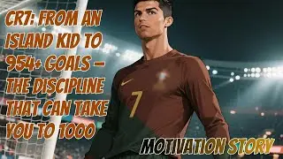 CR7: From an Island Kid to 954+ Goals — The Discipline That Can Take You to 1000 | Motivation Story