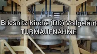 Dresden-Briesnitz (DD): Die Glocken der ev. luth. Briesnitzer Kirche (TURMAUFNAHME)