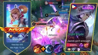 KING WANWAN VS PRO LING FULL COUNTER ( intense match🔥 ) |  -Wanwan Tiktok