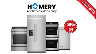 🍳Homery Coupon Code & Sale 💰 Save 50% OFF Home Appliances - Luxury Kitchen, Refrigerators, Washers!✨