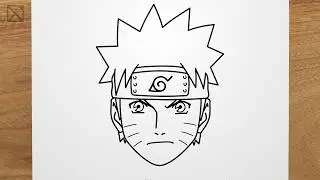 How to draw NARUTO SHIPPUDEN step by step, EASY