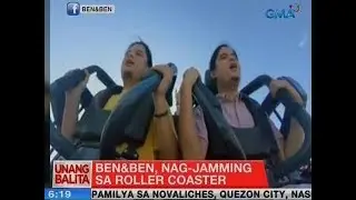 UB: Ben&Ben, nag-jamming sa roller coaster
